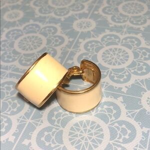 Vintage Monet Clip on Hoops